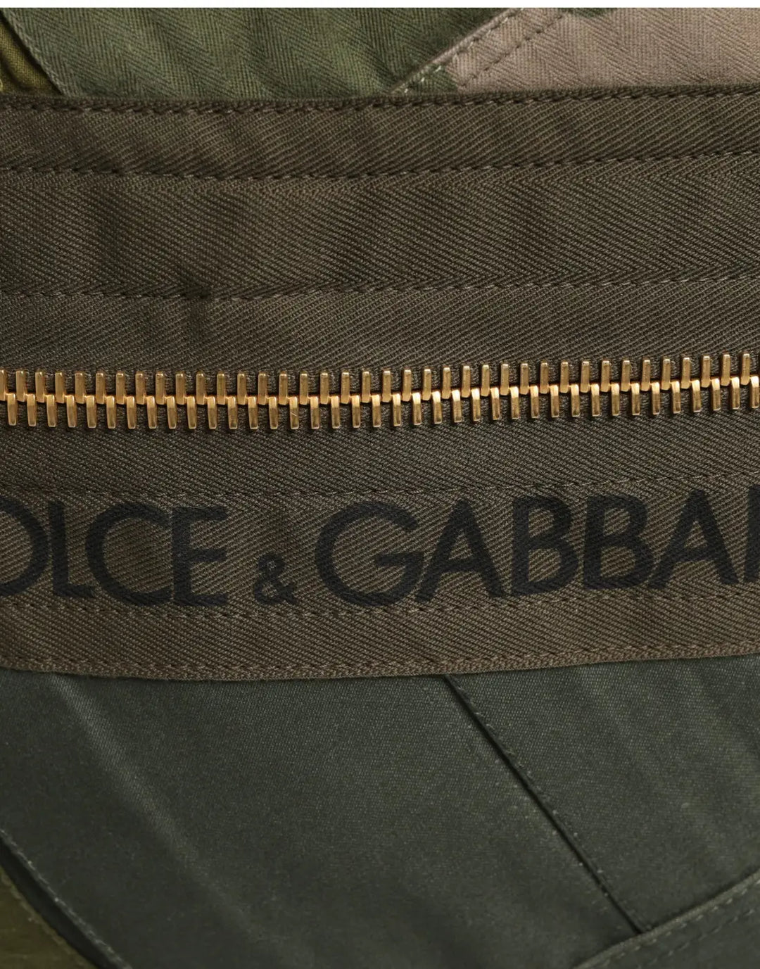 Dolce &amp; Gabbana Military Green Patchwork Rucksack Backpack Borse Men Bag