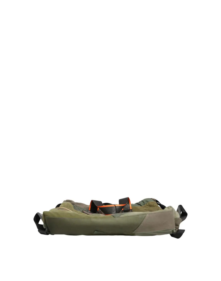 Dolce &amp; Gabbana Military Green Patchwork Rucksack Backpack Borse Men Bag