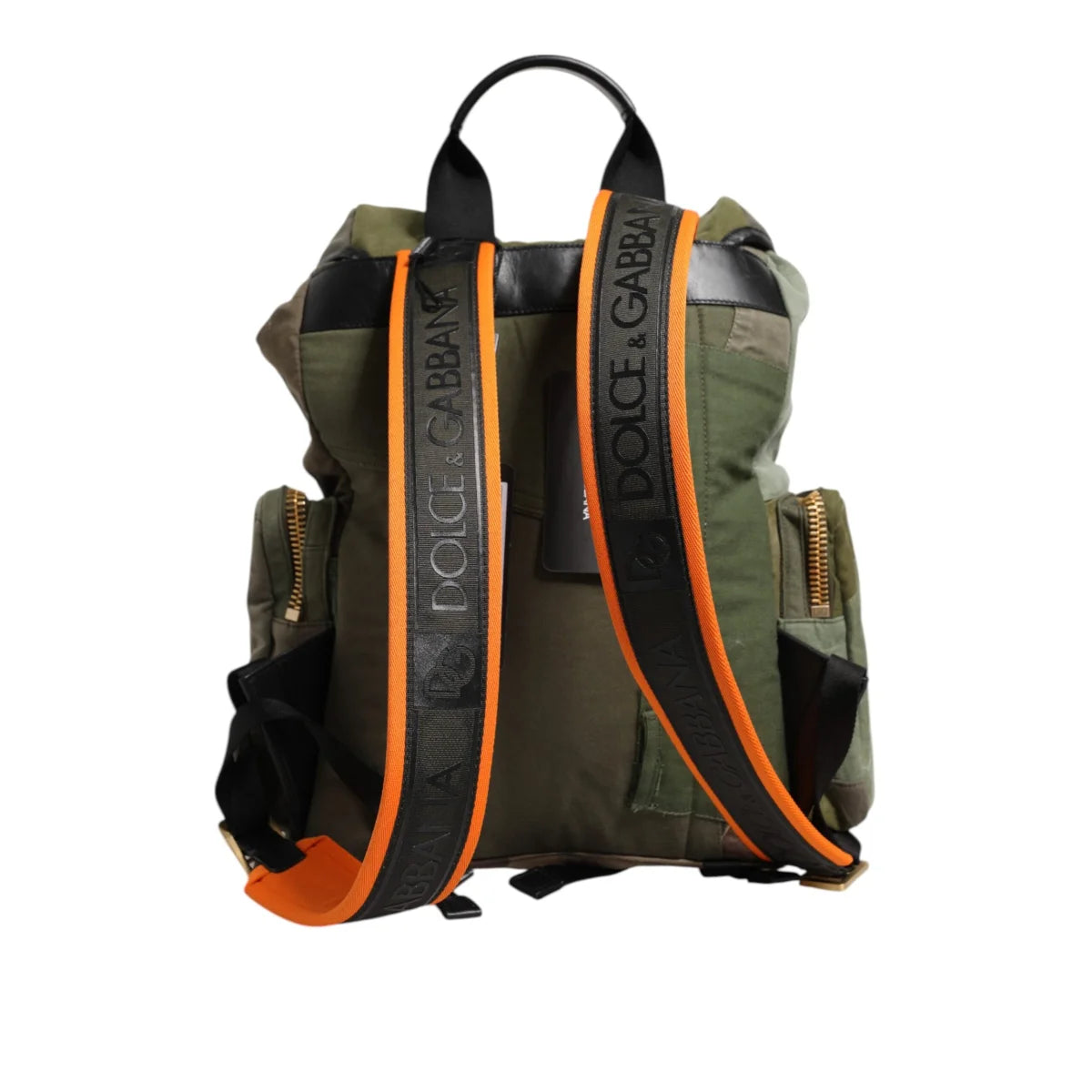 Dolce & Gabbana Military Green Rucksack with Drawstring Closure