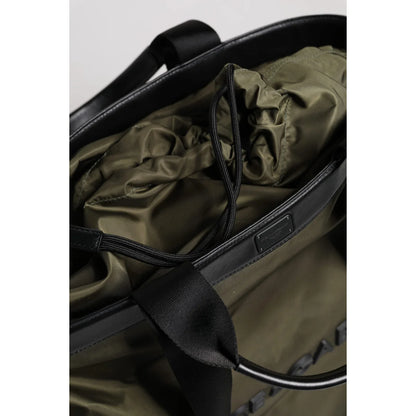 Dolce Gabbana Military Green Tote Bag with Shoulder Strap &