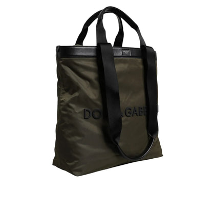 Dolce Gabbana Military Green Tote Bag with Shoulder Strap &