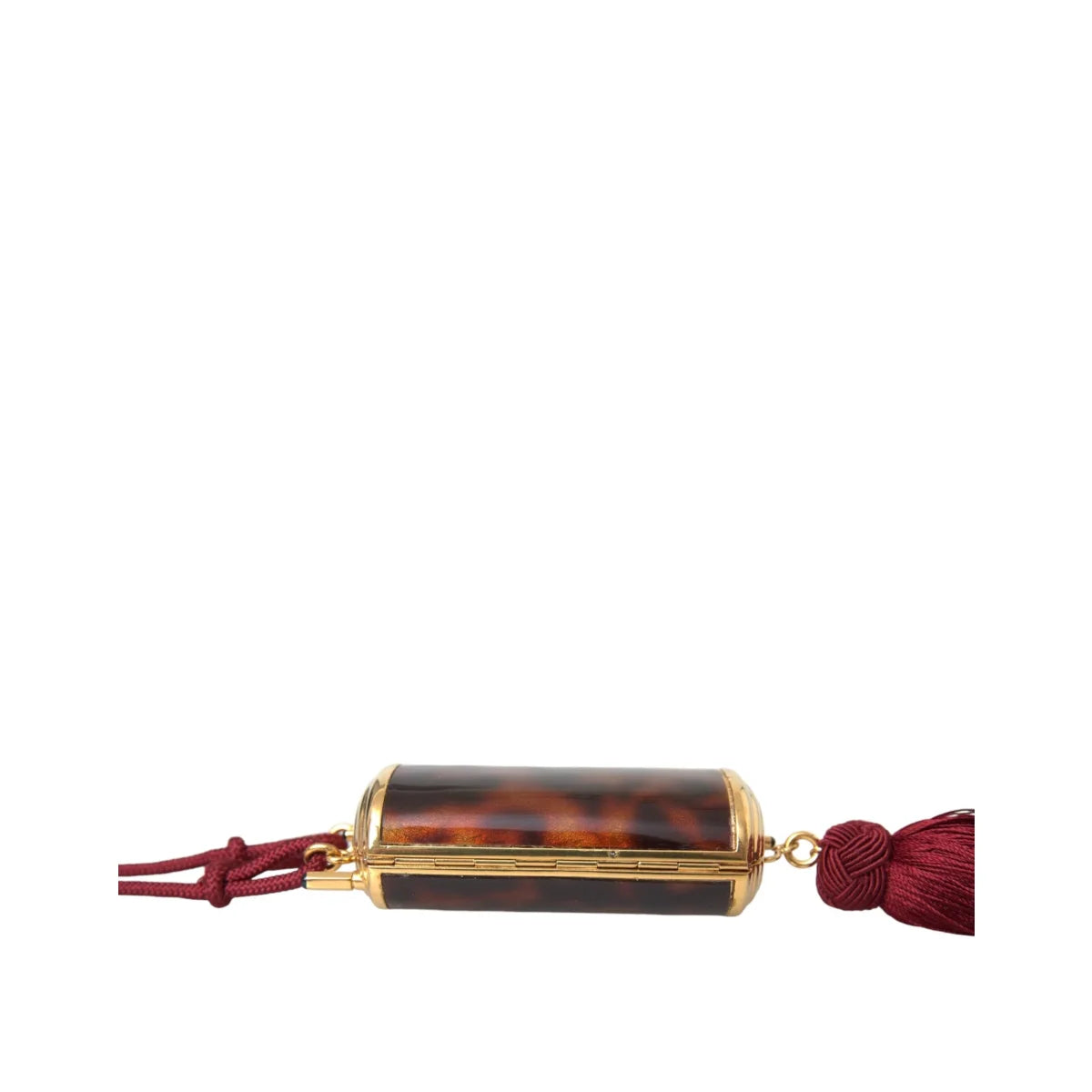 Dolce and Gabbana Mini Mirror Tassel Neck Strap Luxe Accessory &