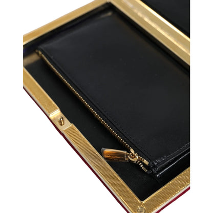 Dolce Gabbana Miniature Clutch Purse Luxe Accessory with Box &