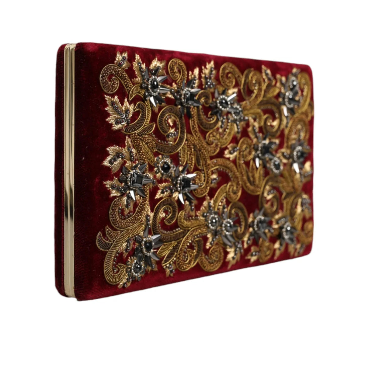 Dolce Gabbana Miniature Clutch Purse Luxe Accessory with Box &