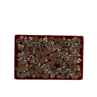 Dolce Gabbana Miniature Clutch Purse Luxe Accessory with Box &