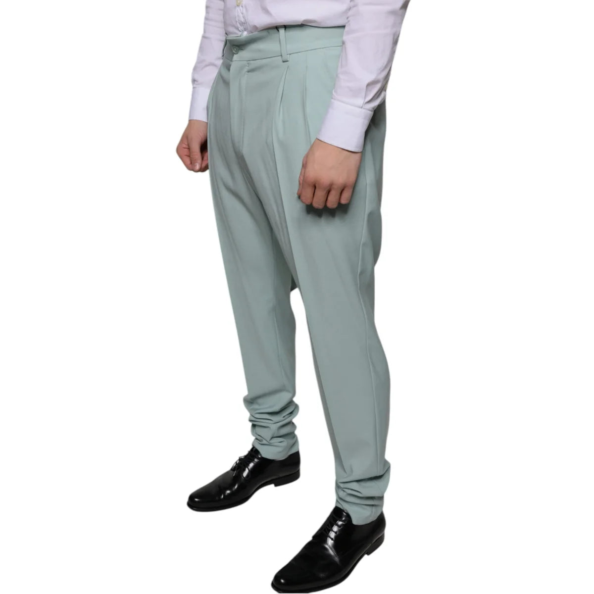 Dolce and Gabbana Mint Green Skinny Dress Pants Sensation &