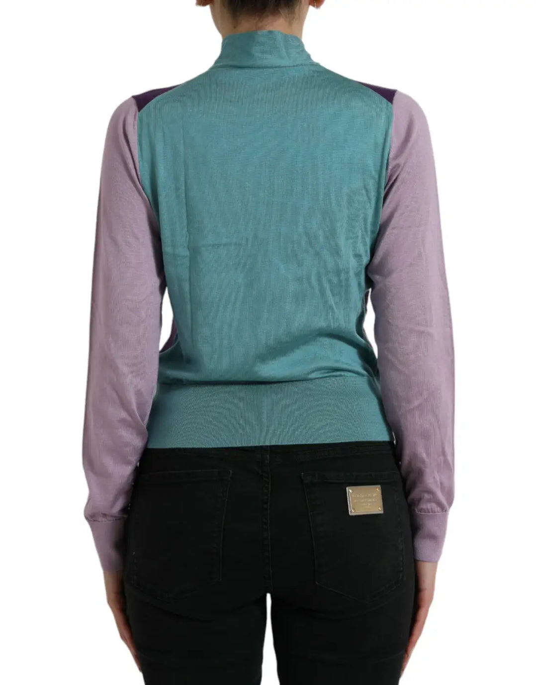 Dolce &amp; Gabbana Multicolor Bow Fastening Pullover Sweater