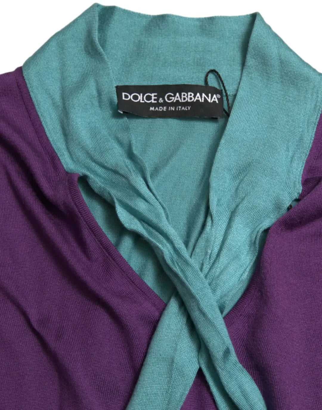 Dolce &amp; Gabbana Multicolor Bow Fastening Pullover Sweater