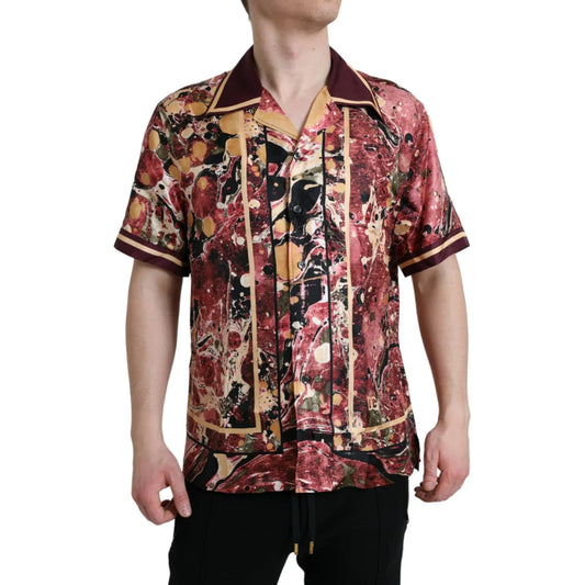 Dolce & Gabbana Multicolor Button Casual Shirt Classic Style
