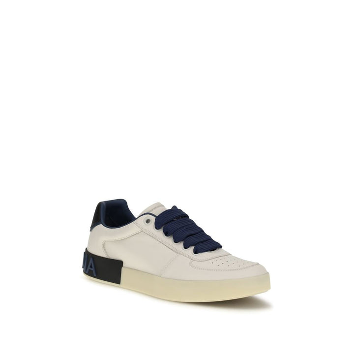 Dolce &amp; Gabbana Multicolor Calf Leather Bos Taurus Low Top Sneakers
