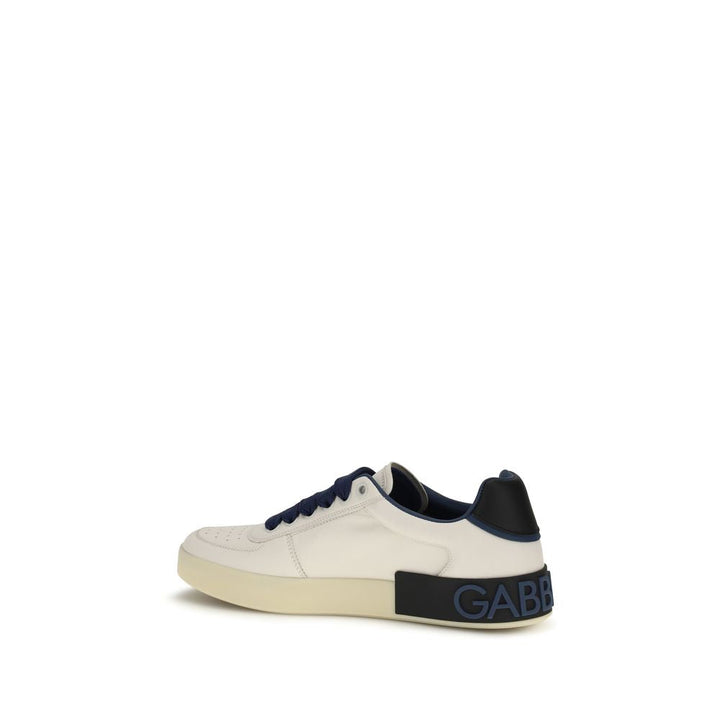 Dolce &amp; Gabbana Multicolor Calf Leather Bos Taurus Low Top Sneakers