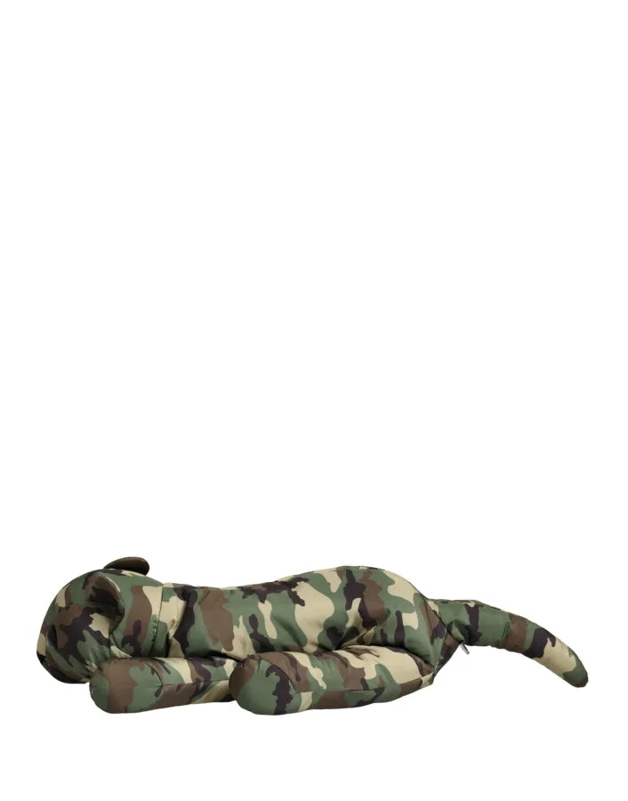 Dolce &amp; Gabbana Multicolor Camouflage Animal Silhouette Waist Borse Bag