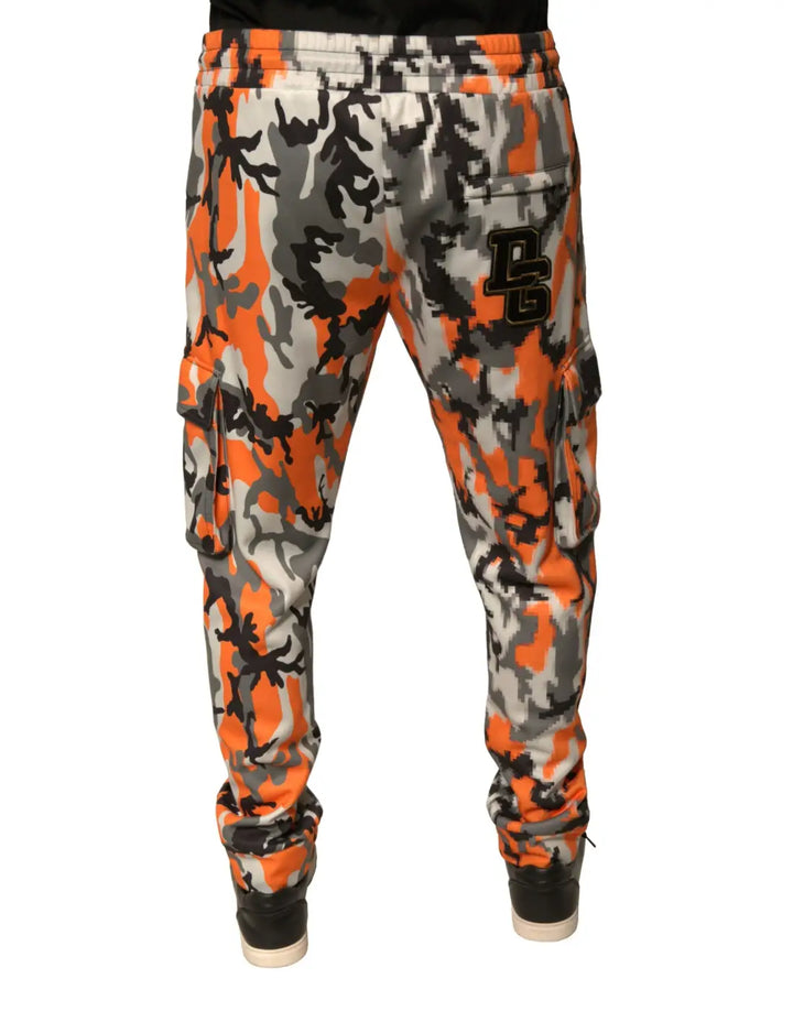 Dolce &amp; Gabbana Multicolor Camouflage Cargo Jogger Pants
