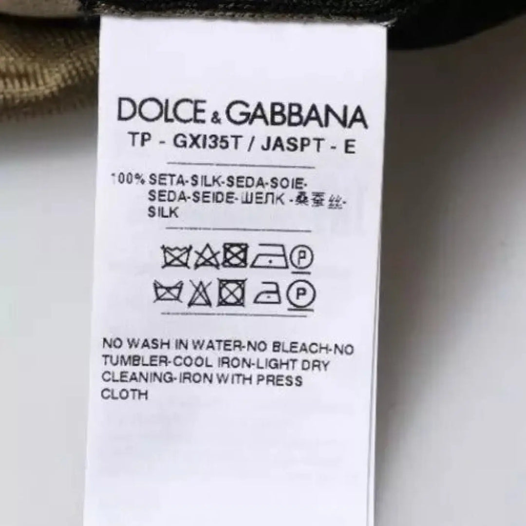Dolce &amp; Gabbana Multicolor Camouflage Collared Polo T-shirt