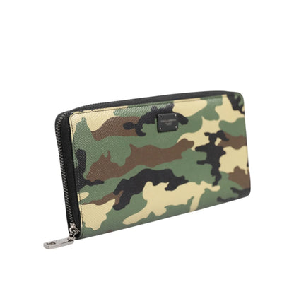 Dolce & Gabbana Multicolor Camouflage Continental Wallet for Men