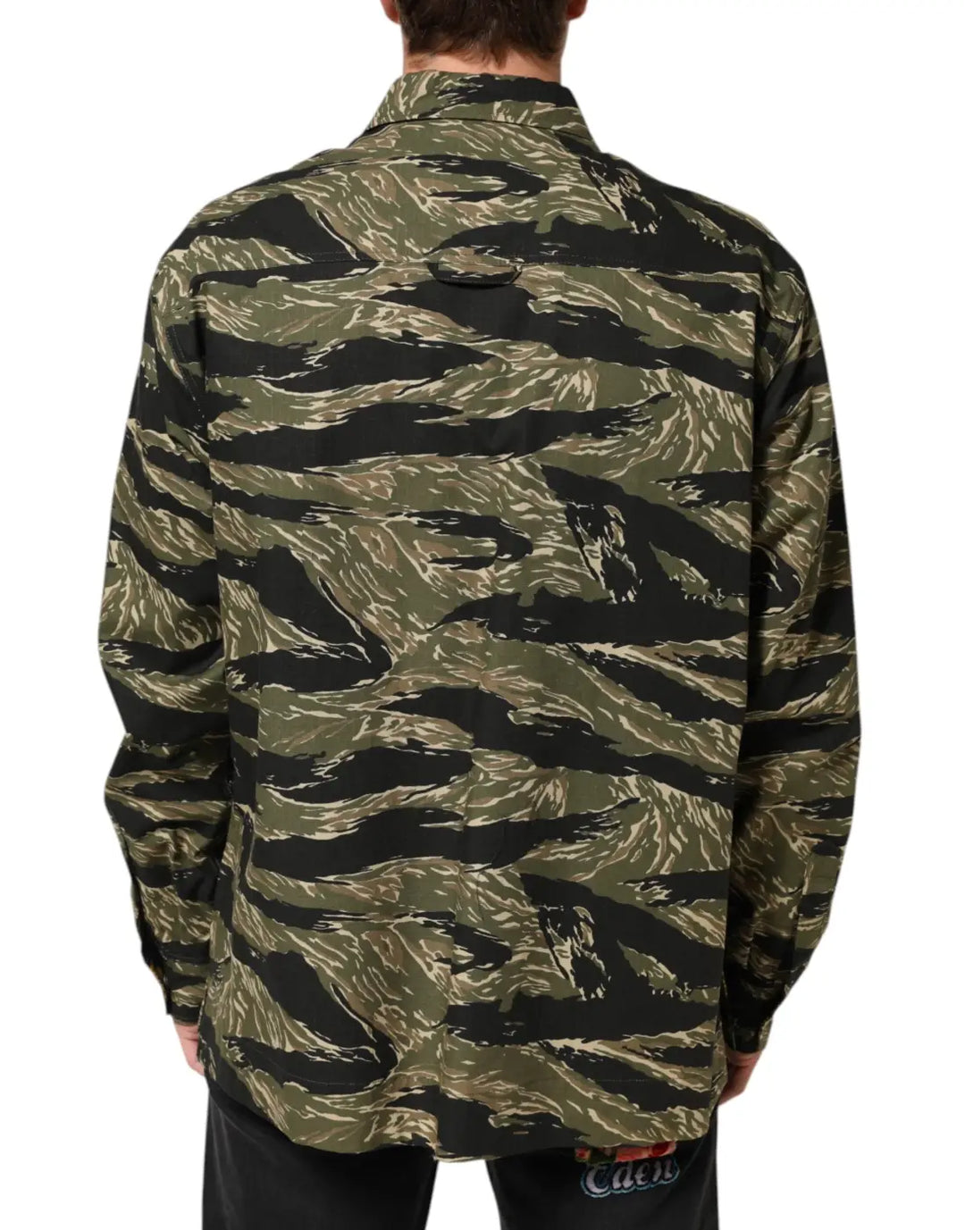 Dolce &amp; Gabbana Multicolor Camouflage Cotton Casual Shirt