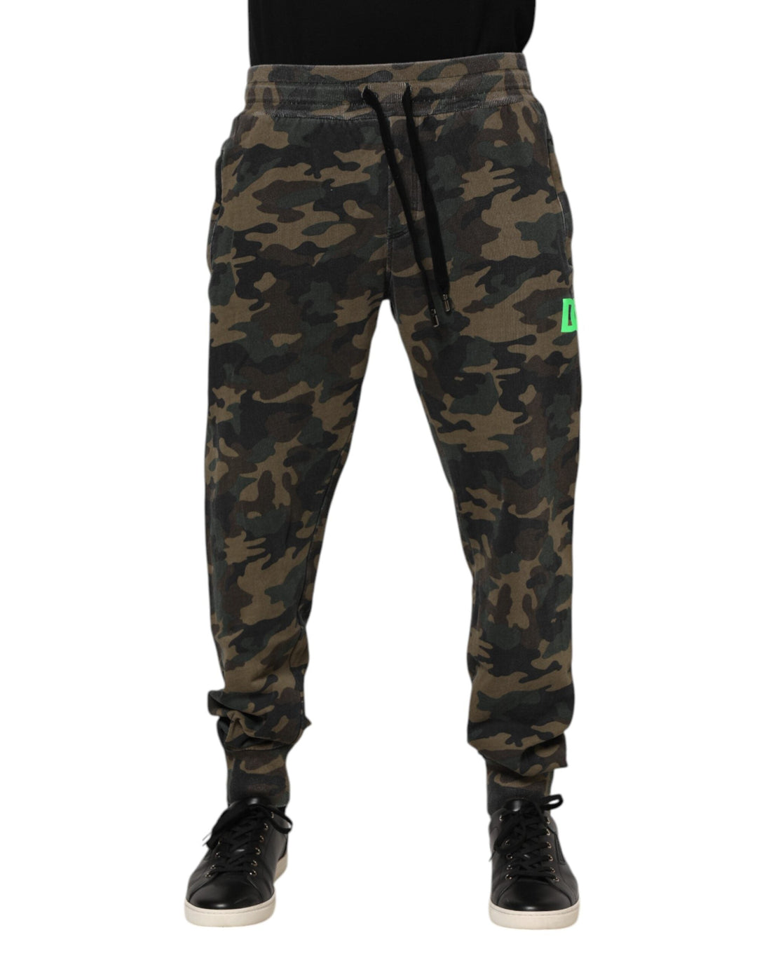Dolce &amp; Gabbana Multicolor Camouflage Cotton Men Jogger Pants