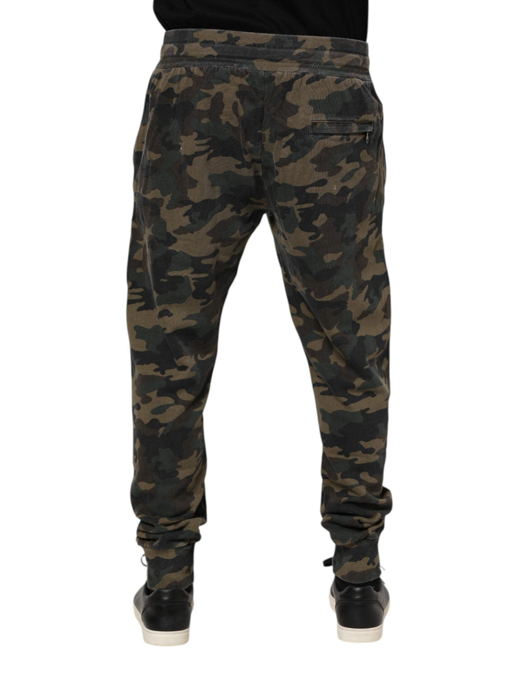 Dolce &amp; Gabbana Multicolor Camouflage Cotton Men Jogger Pants