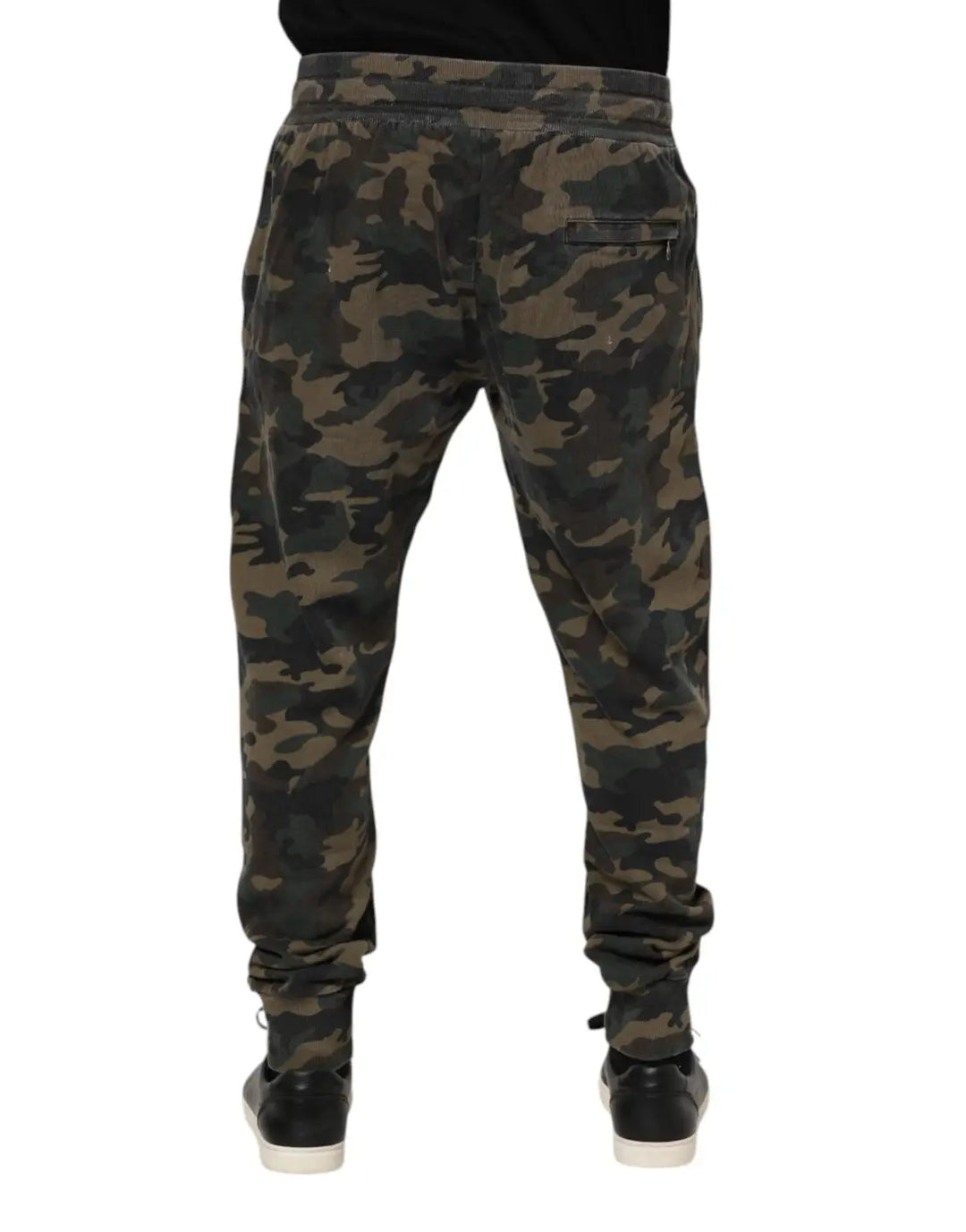 Dolce &amp; Gabbana Multicolor Camouflage Cotton Men Jogger Pants