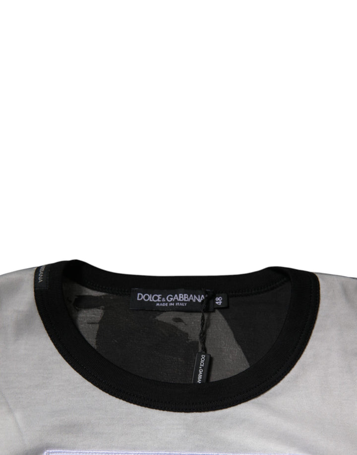 Dolce &amp; Gabbana Multicolor Camouflage Crew Neck T-shirt
