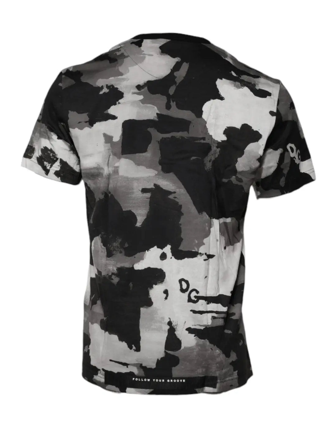 Dolce &amp; Gabbana Multicolor Camouflage Crew Neck T-shirt