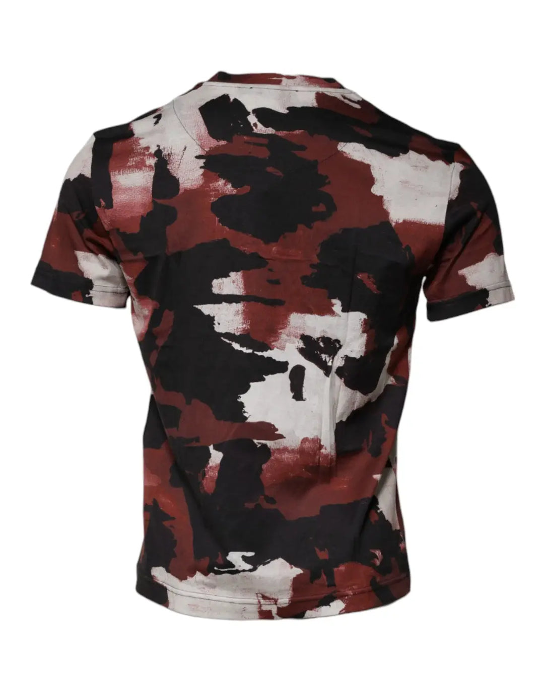 Dolce &amp; Gabbana Multicolor Camouflage Crew Neck T-shirt