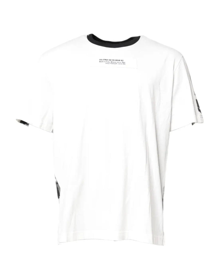 Dolce &amp; Gabbana Multicolor Camouflage Crew Neck T-shirt