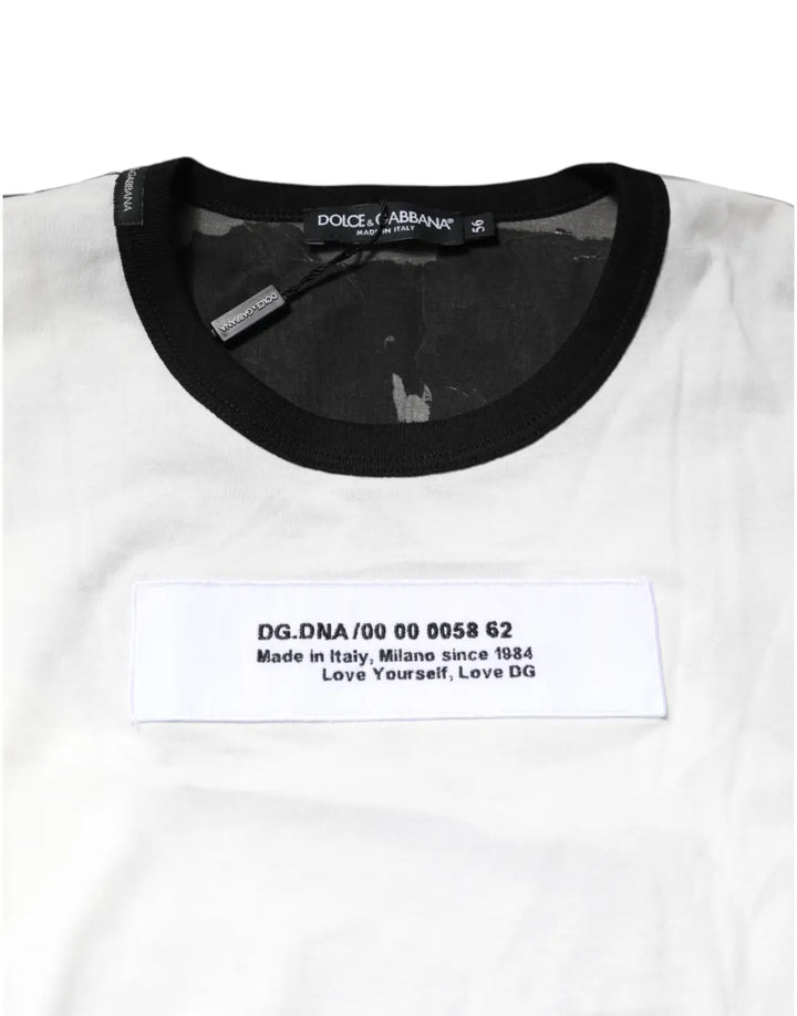 Dolce &amp; Gabbana Multicolor Camouflage Crew Neck T-shirt