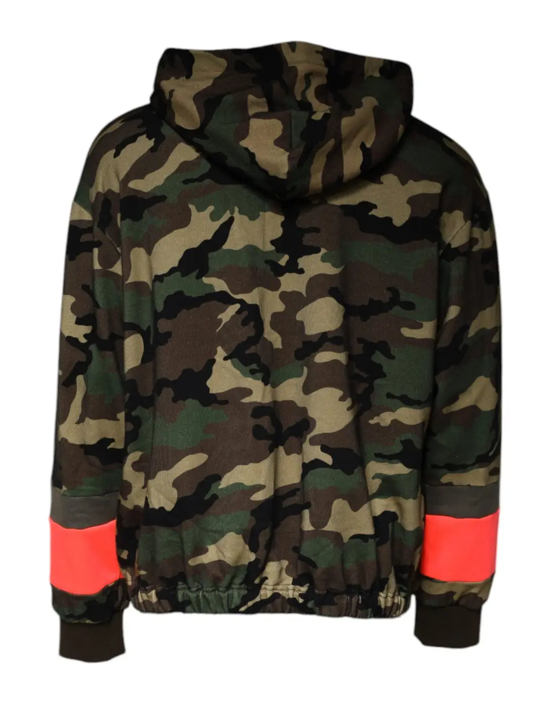 Dolce &amp; Gabbana Multicolor Camouflage Hooded Men Sweatshirt Sweater