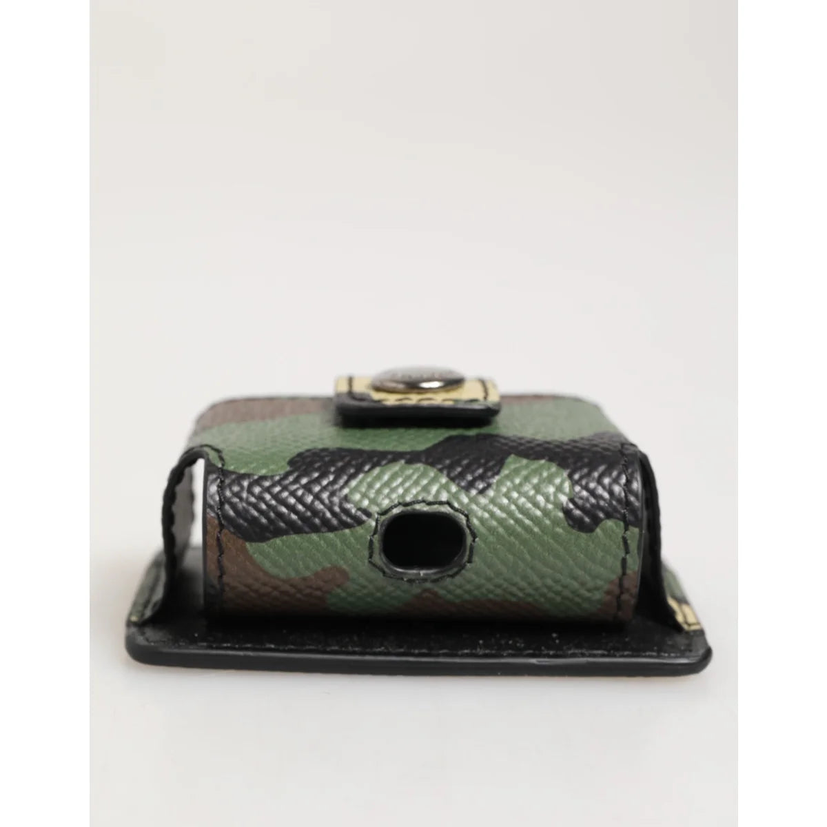 Dolce & Gabbana Multicolor Camouflage Leather Airpods Case