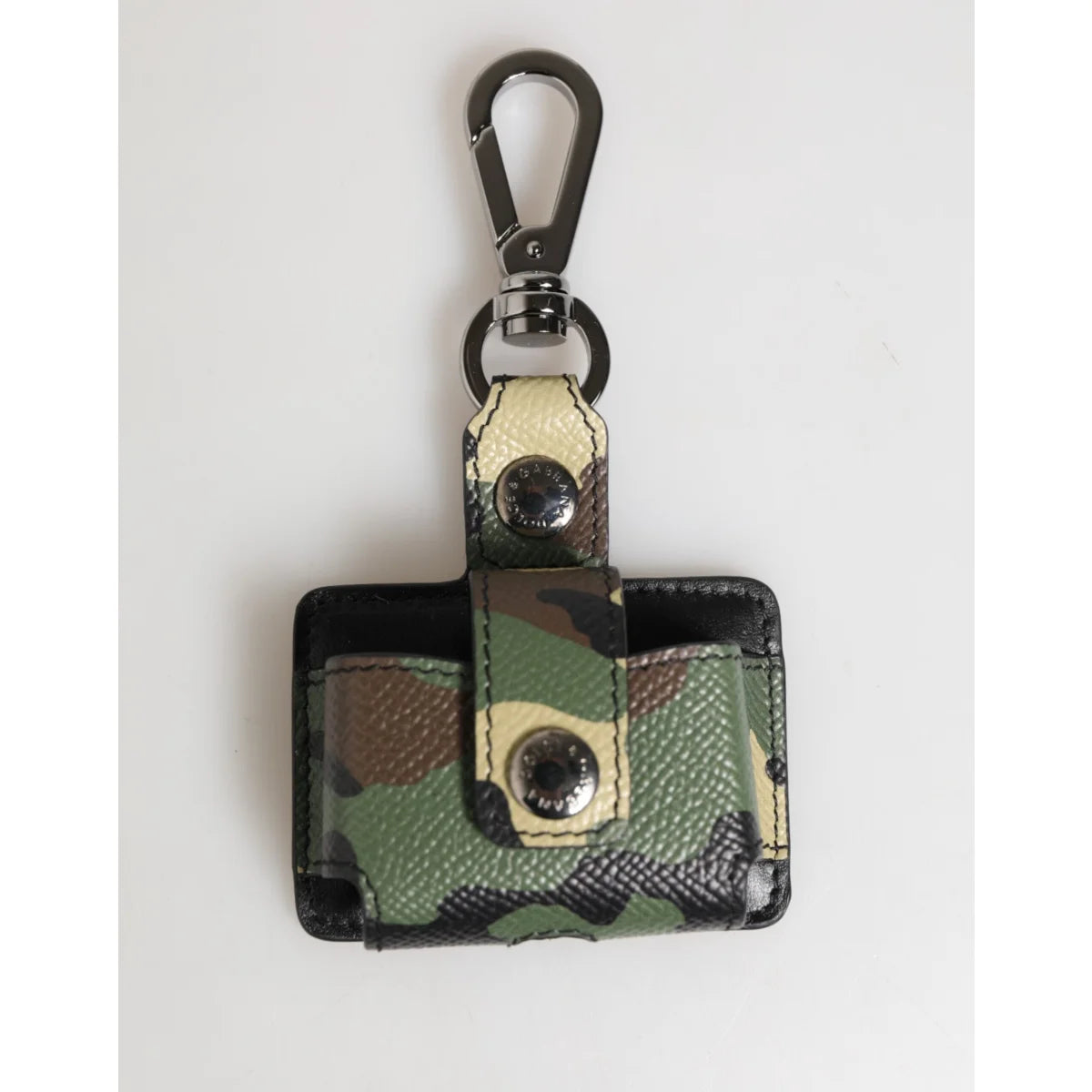Dolce & Gabbana Multicolor Camouflage Leather Airpods Case