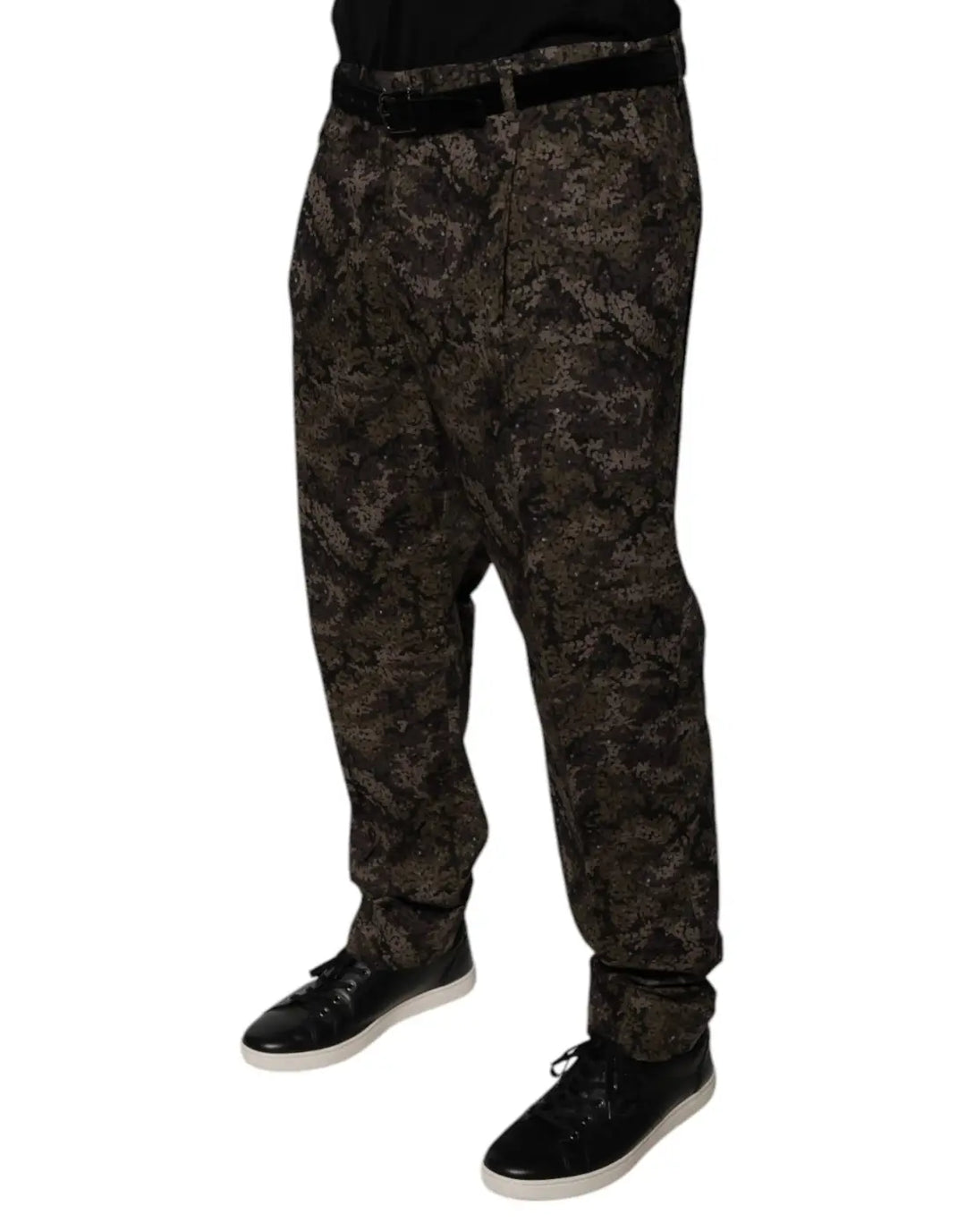 Dolce &amp; Gabbana Multicolor Camouflage Men Dress Pants