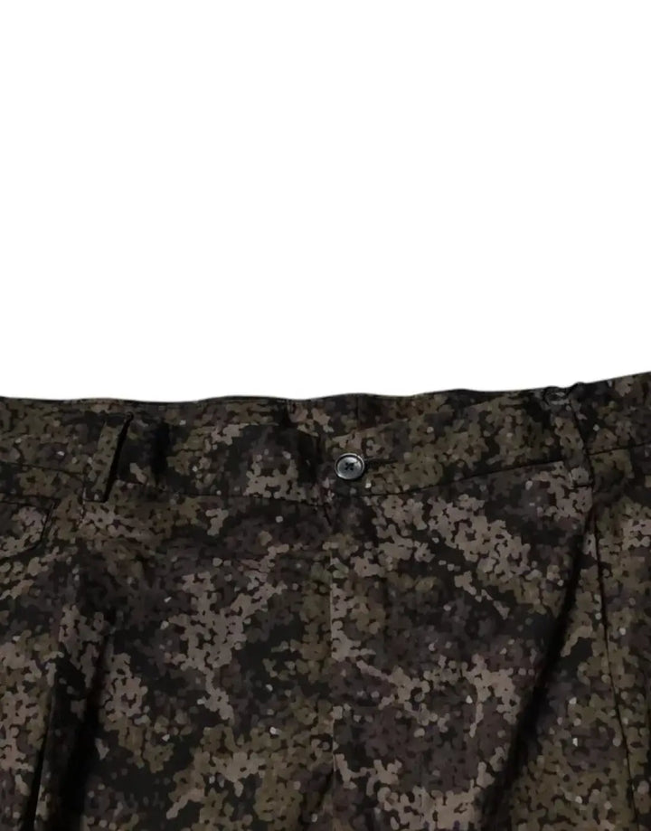 Dolce &amp; Gabbana Multicolor Camouflage Men Dress Pants
