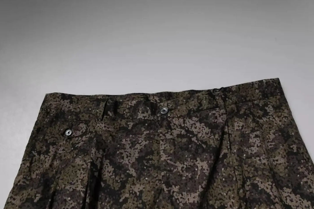 Dolce &amp; Gabbana Multicolor Camouflage Men Dress Pants
