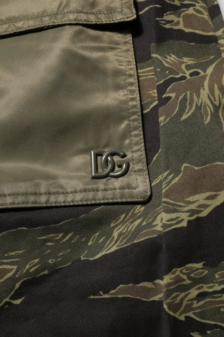 Dolce &amp; Gabbana Multicolor Cargo Camouflage Pants