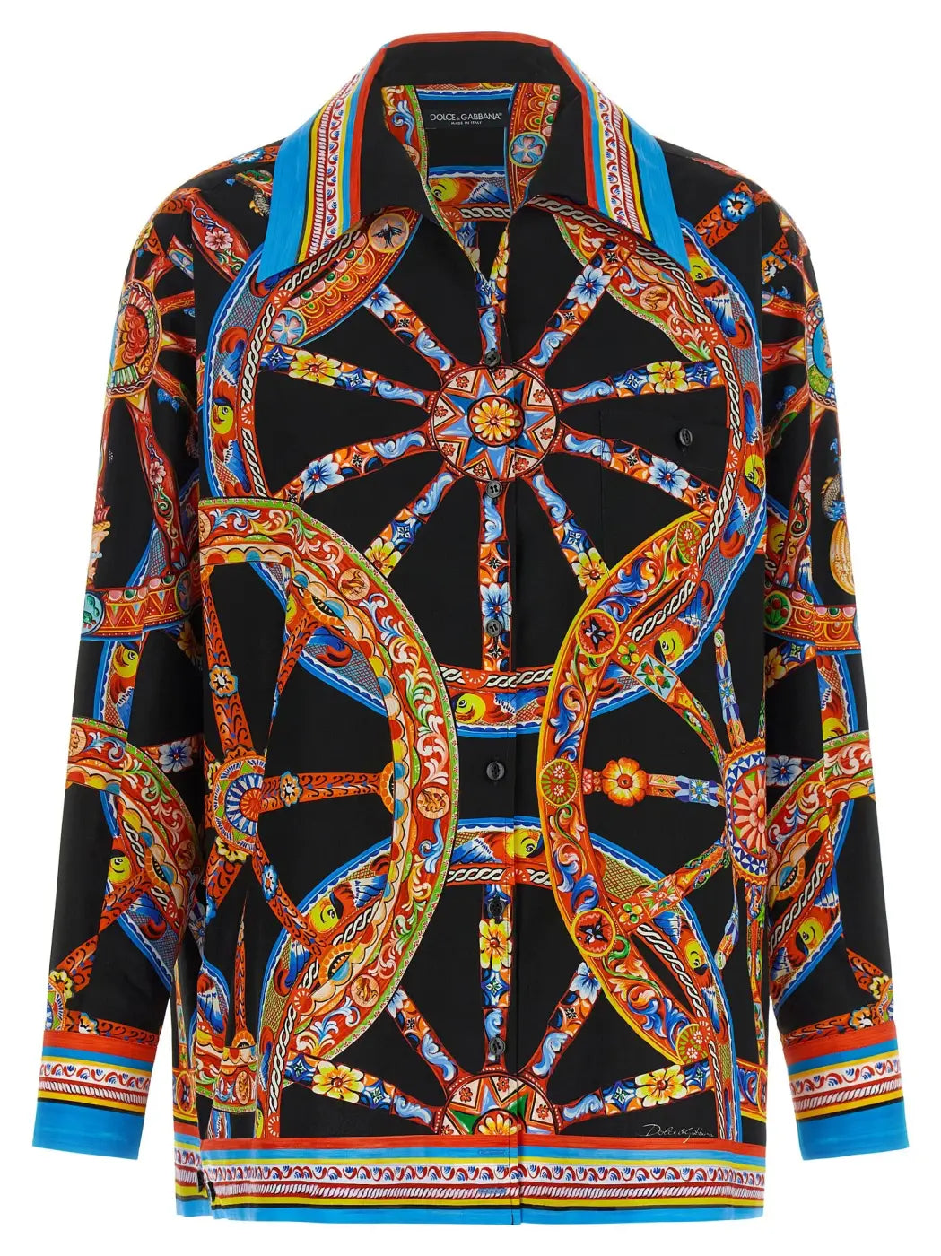 Dolce &amp; Gabbana Multicolor Cotton Blouse
