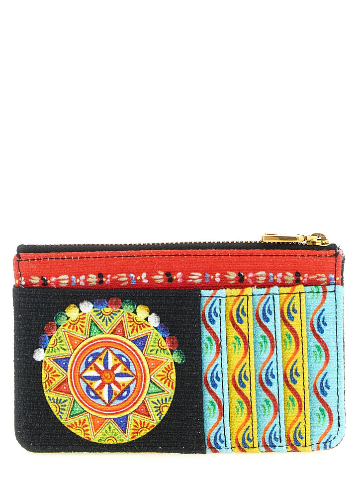 Dolce &amp; Gabbana Multicolor Cotton Cardholder