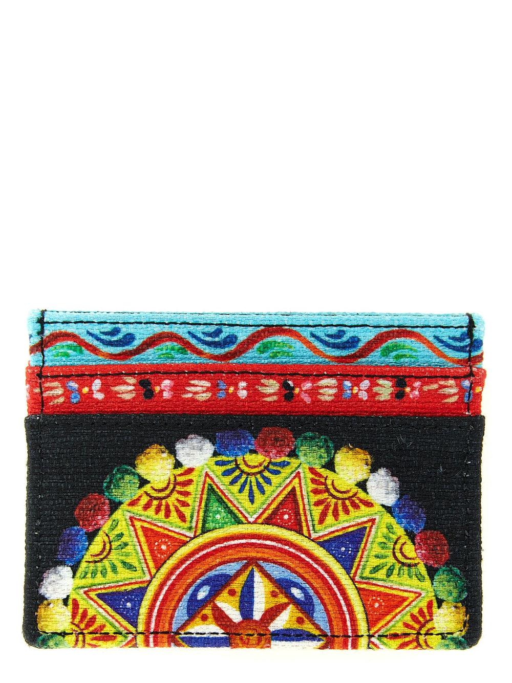 Dolce & Gabbana Multicolor Cotton Cardholder