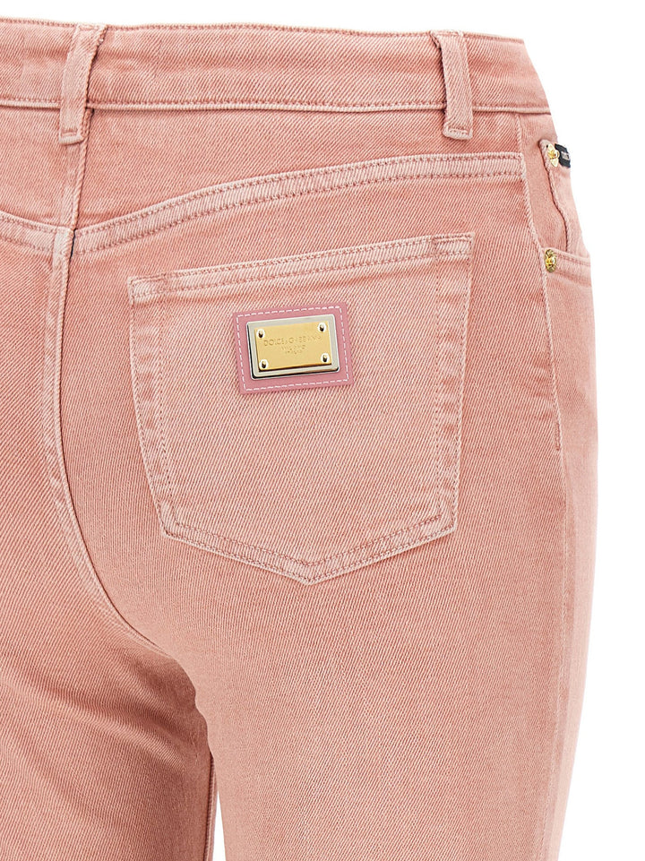 Dolce &amp; Gabbana Multicolor Cotton High-waisted Jean
