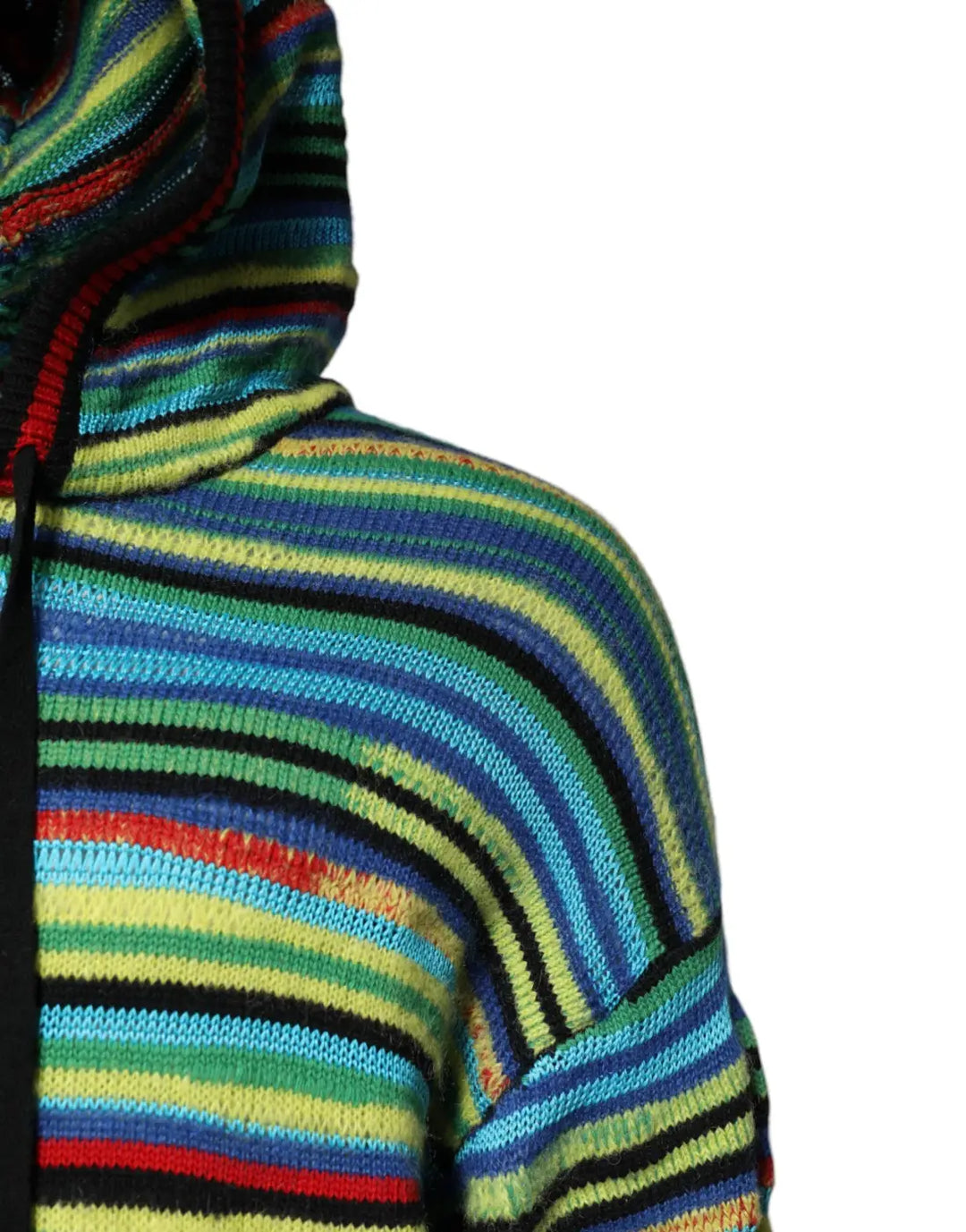 Dolce &amp; Gabbana Multicolor Cotton Hooded Pullover Sweater
