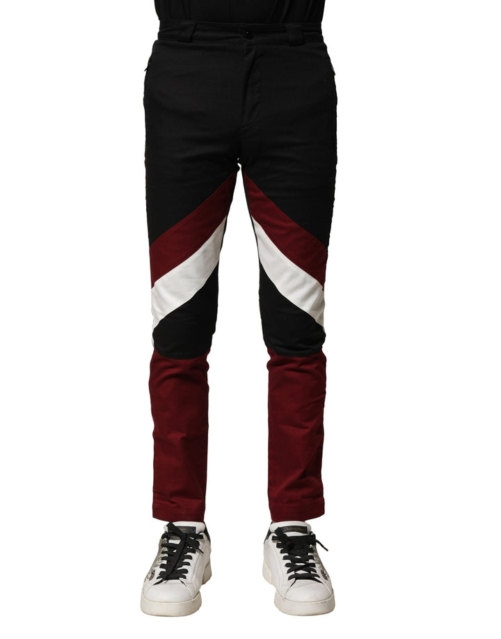 Dolce &amp; Gabbana Multicolor Cotton Jogger Men Pants