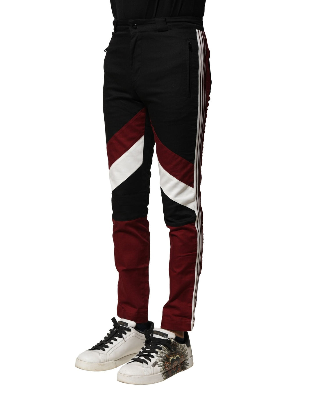 Dolce &amp; Gabbana Multicolor Cotton Jogger Men Pants