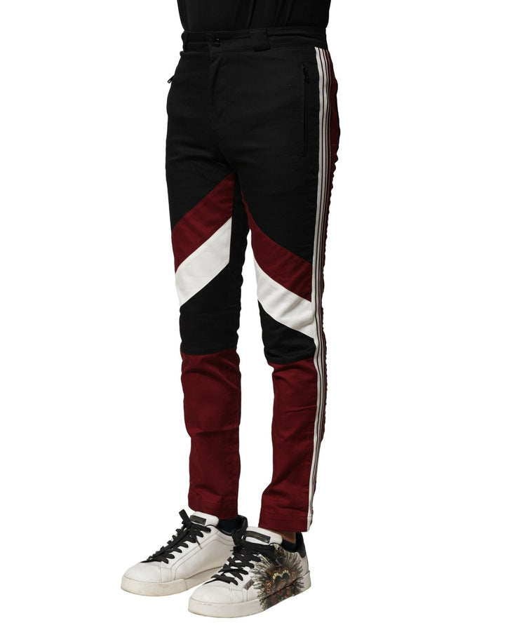 Dolce &amp; Gabbana Multicolor Cotton Jogger Men Pants