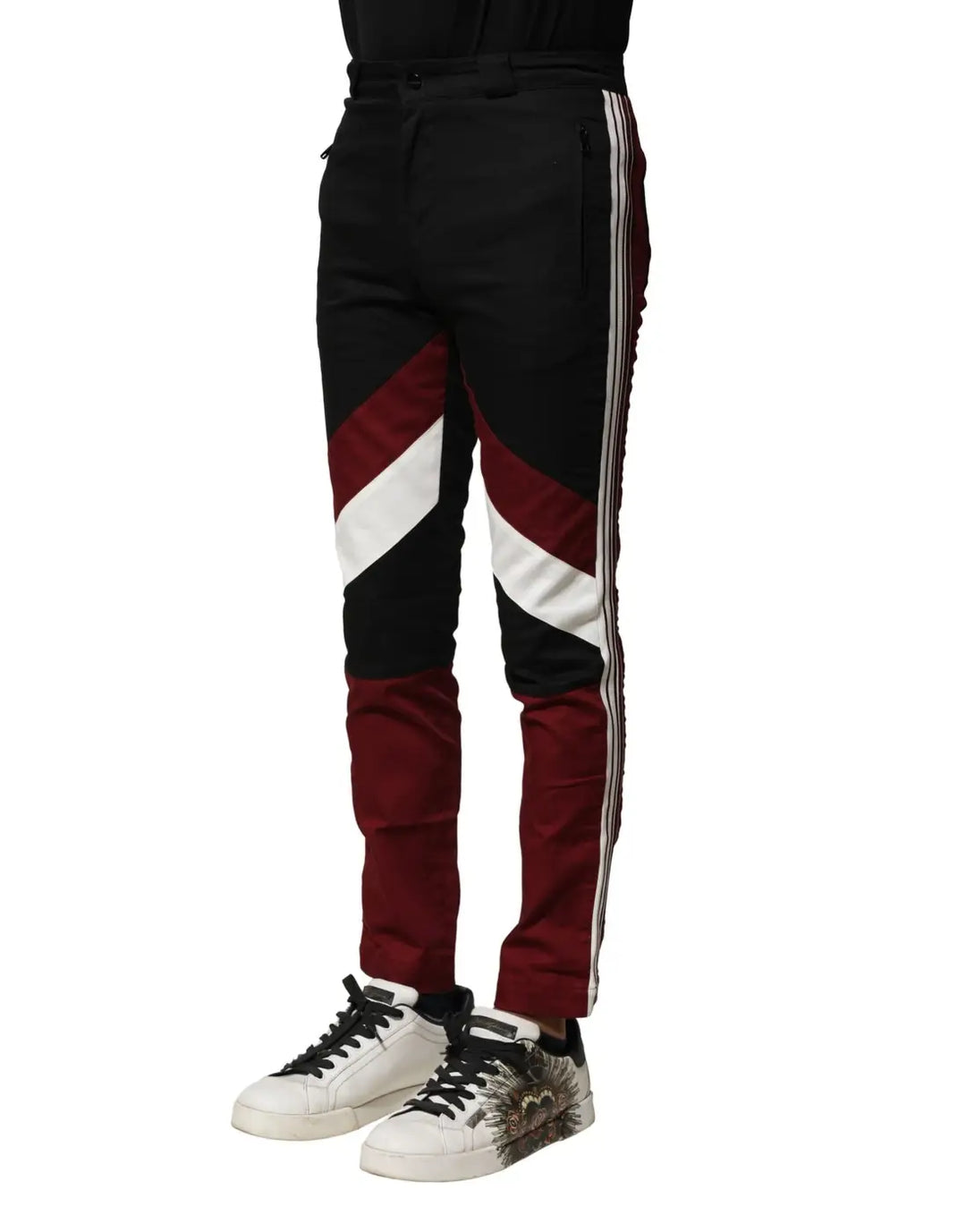 Dolce &amp; Gabbana Multicolor Cotton Jogger Men Pants