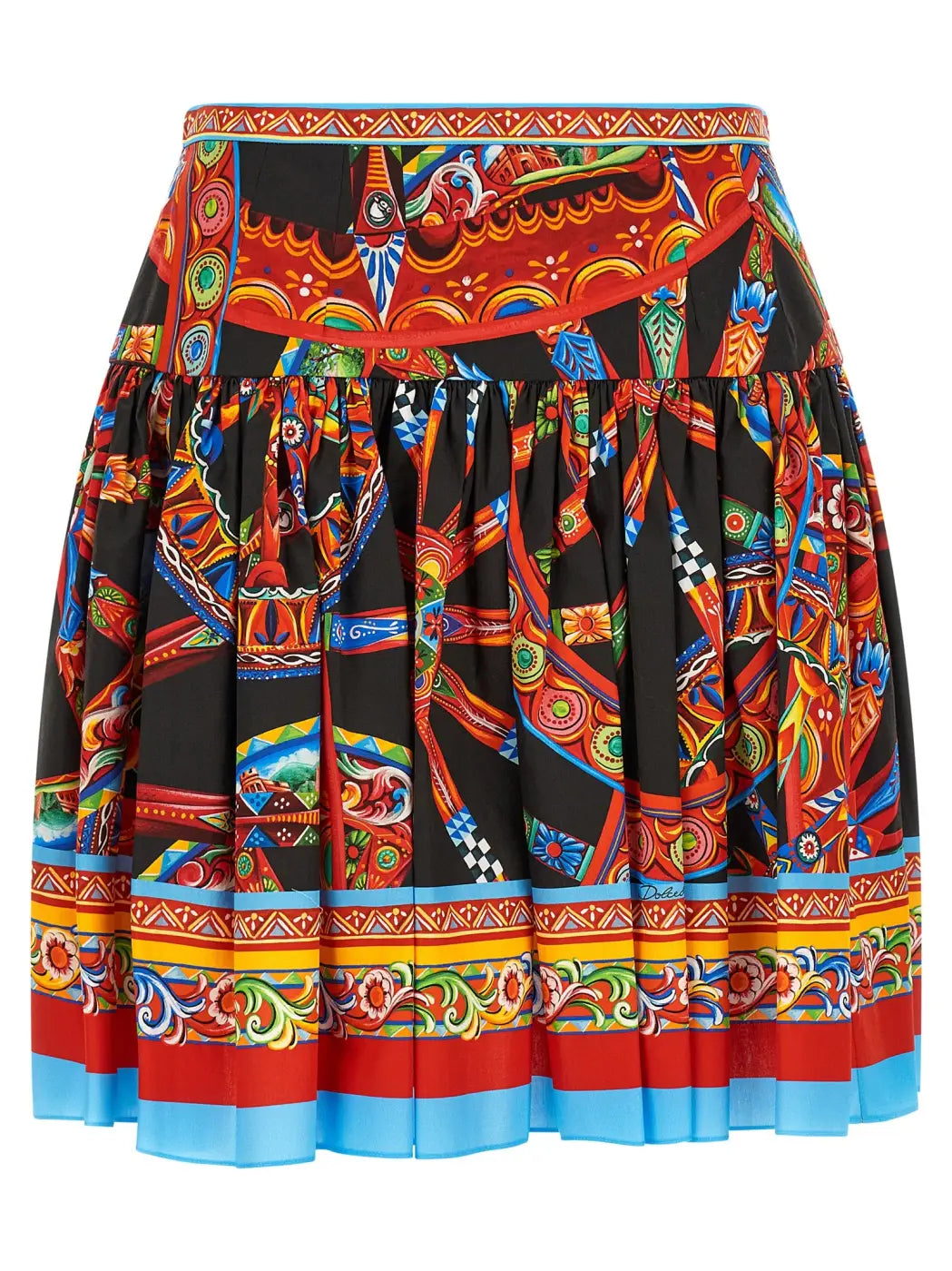 Dolce &amp; Gabbana Multicolor Cotton Long Skirt
