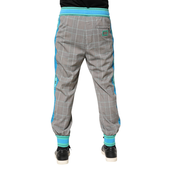 Dolce &amp; Gabbana Multicolor Cotton Men Jogger Sweatpants Pants