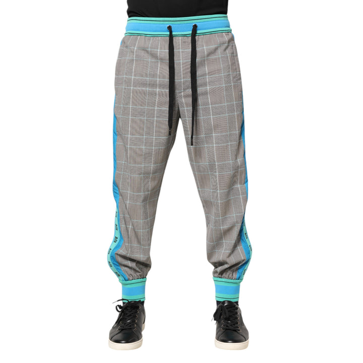 Dolce &amp; Gabbana Multicolor Cotton Men Jogger Sweatpants Pants