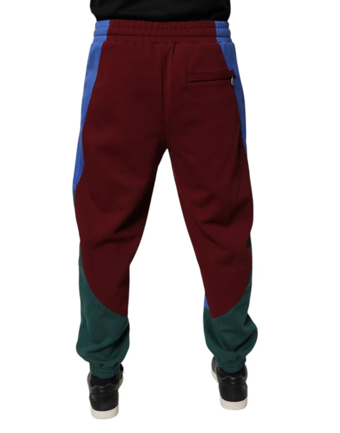 Dolce &amp; Gabbana Multicolor Cotton Men Jogger Sweatpants Pants