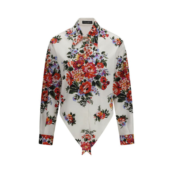 Dolce & Gabbana Shirts - Multicolor Cotton Pattern Shirt