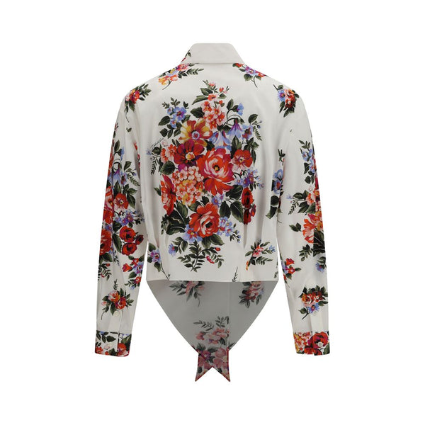 Dolce & Gabbana Shirts - Multicolor Cotton Pattern Shirt